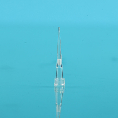 Transparante steriele 10ul filterpipettips Polypropyleen met rek