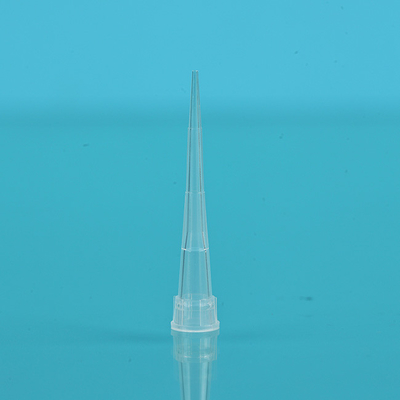 Transparante steriele 10ul filterpipettips Polypropyleen met rek