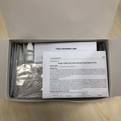 Vingertopbloed Colloïdaal Goud Antilichaam Snelle Detectie Kit CE Voor SARS-CoV-2