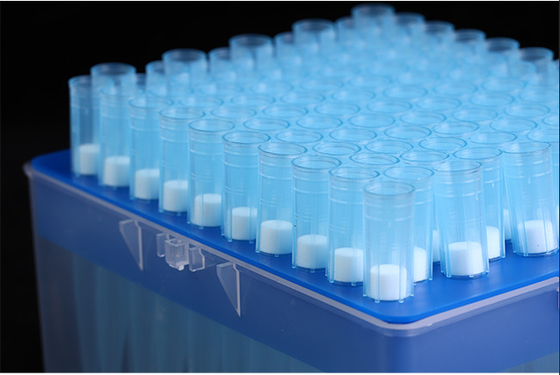 PP-wegwerppipettips, 1000ul gefilterde pipettips met rek