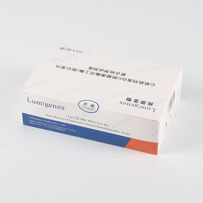 20 Tests/kit POC-testkit, CK-MB-testkit Colloïdaal goud-assay