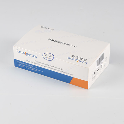 De Testuitrusting van ISO13485 POC, Geheel Bloed D-Dimeer Biochemieuitrustingen