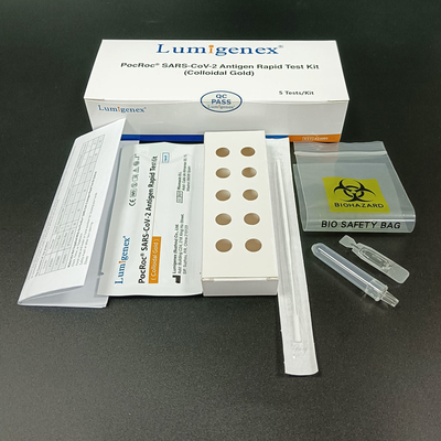 20 minuten snelle antigeendetectiekit, 25-delige antigeentestset