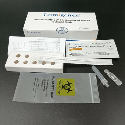 Thuis Plastic 25 Stuks Antigeen Sneltest Kit 93.33% Gevoeligheid