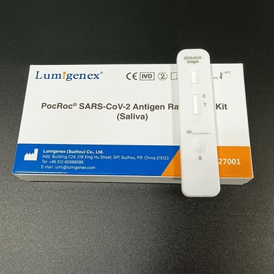 Individueel pakket SARS-CoV-2 antigeen sneltestkits (speeksel)