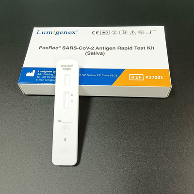 CE-markering en zeer nauwkeurige SARS-CoV-2 antigeen sneltestkits (speeksel)