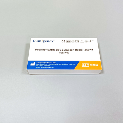 Individueel pakket SARS-CoV-2 antigeen sneltestkits (speeksel)