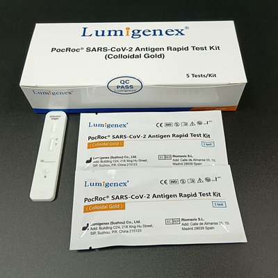 Antigen Rapid Test Kit (Colloïdaal Goud) Vermeld op EU Common RAT List