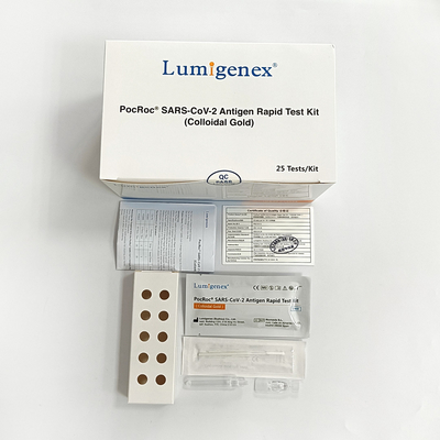 Antigeen sneltestkit (colloïdaal goud) met hoge gevoeligheid