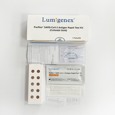 Covid-19 antigeen sneltestkit (colloïdaal goud) met CE &amp; EU witte lijst
