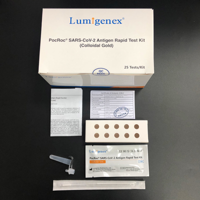 Antigen Rapid Test Kit (Colloïdaal goud) gekwalificeerd door EU, lijst in BfArM