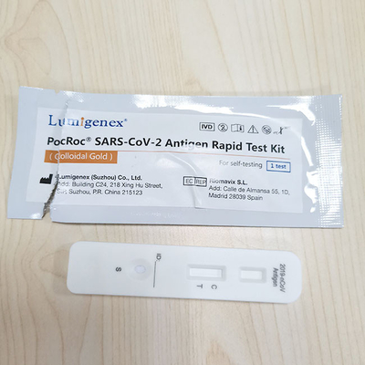 Antigen Rapid Test Kit (Colloïdaal goud) gekwalificeerd door EU, lijst in BfArM