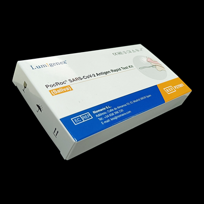 SARS-CoV-2 Rapid Speeksel Antigeen Test Kit Colloïdaal Goud Gevoelig