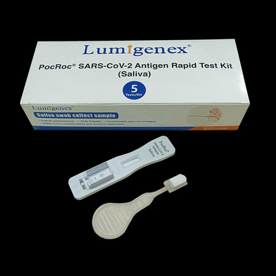 Colloïdaal Goud Gevoelige Covid19 Antigeen Snelle Test Kit Lollipop Wattenstaafje