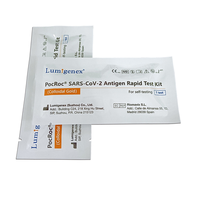 Covid19 SARS-CoV-2 antigeen sneltestkit 15 min neusuitstrijkje