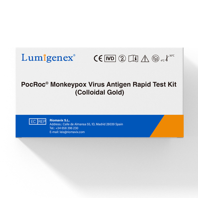De colloïdale Gouden Snelle Test Kit For Monkeypox Virus van het Methodeantigeen