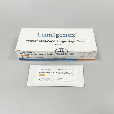 Hoge nauwkeurigheid Covid-19 antigeen sneltestkit Speeksel 95,56% gevoeligheid